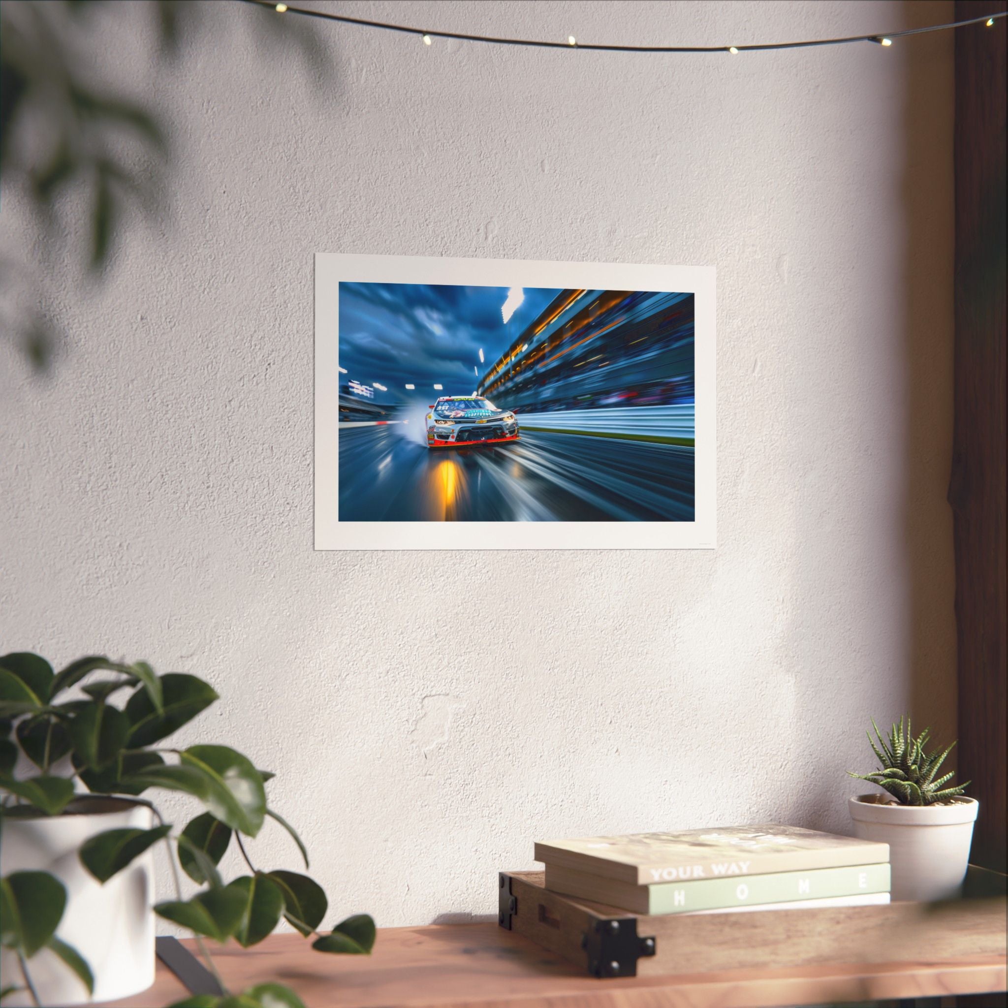 Daytona 500 at Dusk - Auto - Gallery Print Poster - DC0131
